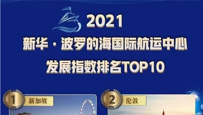 上海稳居国际航运中心前三 宁波舟山跻身