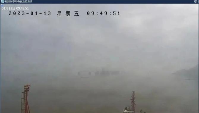 福建中北部沿海大雾 海事部门对部分海域