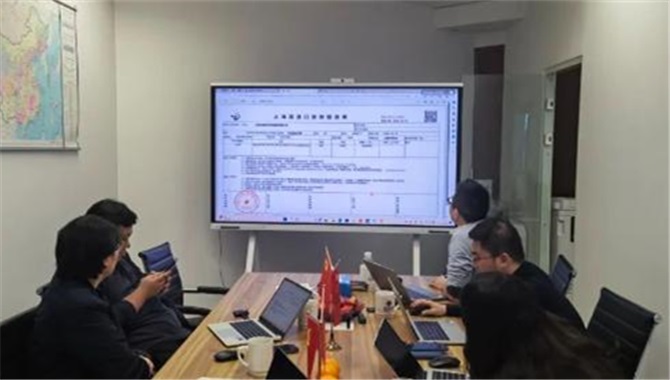 中远海运特运在华东区域实现区块链电子