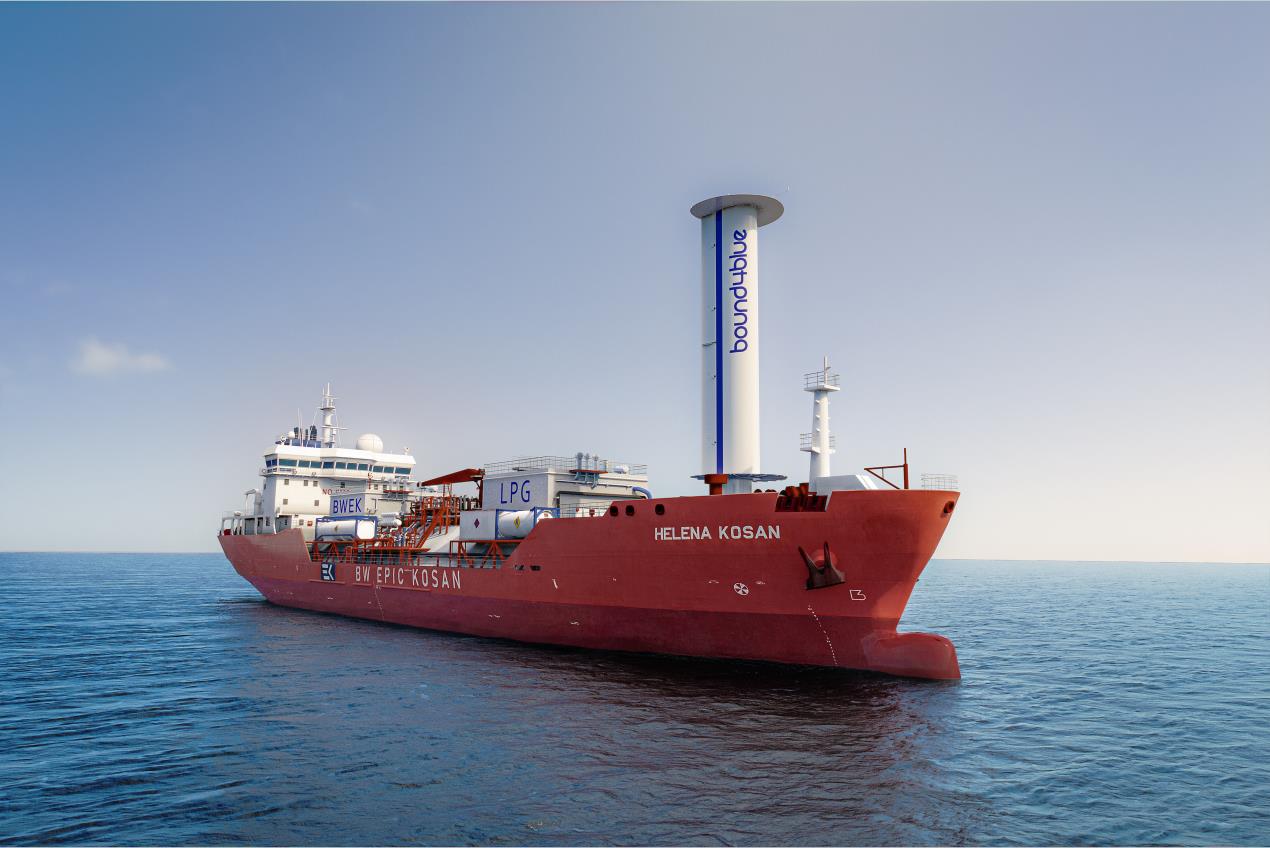 bound4blue scores first LPG contract with unique no